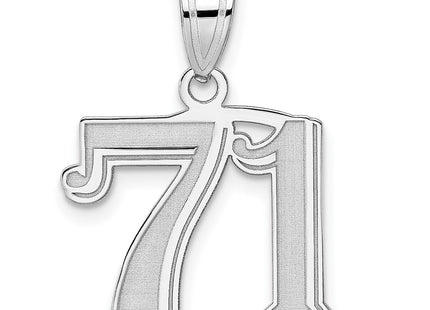 14k White Gold Pendants Style WAEN71 - Classique Jewelry Inc.
