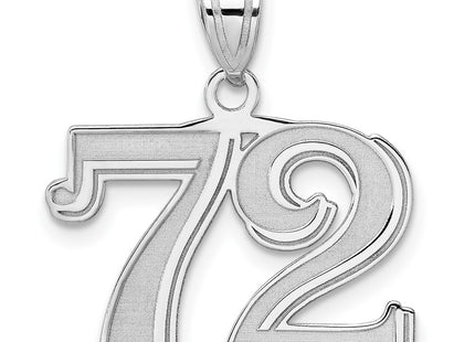 14k White Gold Pendants Style WAEN72 - Classique Jewelry Inc.