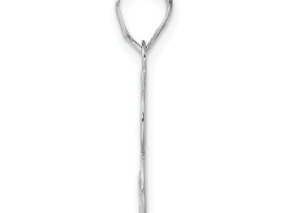 14k White Gold Pendants Style WAEN73 - Classique Jewelry Inc.