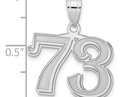 14k White Gold Pendants Style WAEN73 - Classique Jewelry Inc.