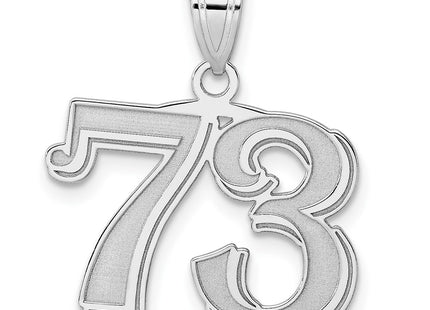 14k White Gold Pendants Style WAEN73 - Classique Jewelry Inc.