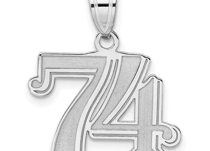 14k White Gold Pendants Style WAEN74 - Classique Jewelry Inc.