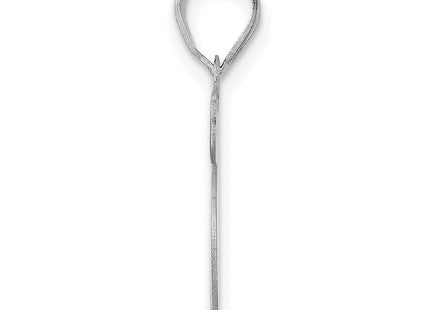 14k White Gold Pendants Style WAEN75 - Classique Jewelry Inc.