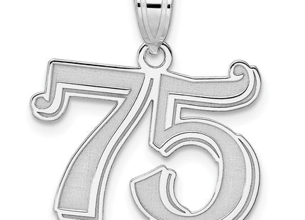 14k White Gold Pendants Style WAEN75 - Classique Jewelry Inc.
