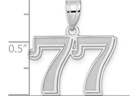 14k White Gold Pendants Style WAEN77 - Classique Jewelry Inc.