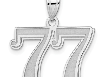 14k White Gold Pendants Style WAEN77 - Classique Jewelry Inc.
