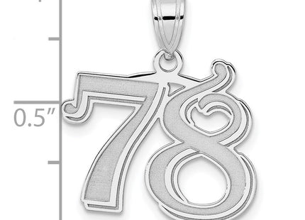 14k White Gold Pendants Style WAEN78 - Classique Jewelry Inc.