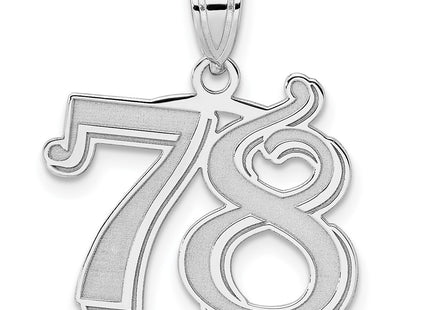 14k White Gold Pendants Style WAEN78 - Classique Jewelry Inc.