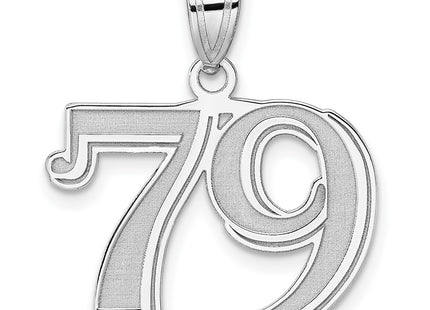 14k White Gold Pendants Style WAEN79 - Classique Jewelry Inc.