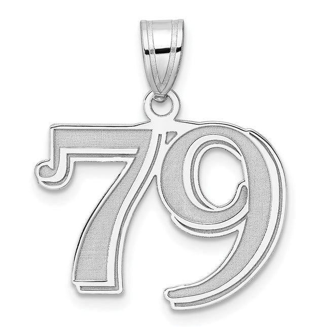 14k White Gold Pendants Style WAEN79 - Classique Jewelry Inc.