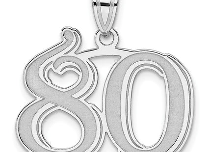 14k White Gold Pendants Style WAEN80 - Classique Jewelry Inc.