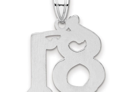 14k White Gold Pendants Style WAEN81 - Classique Jewelry Inc.