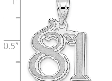 14k White Gold Pendants Style WAEN81 - Classique Jewelry Inc.