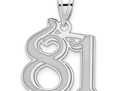 14k White Gold Pendants Style WAEN81 - Classique Jewelry Inc.