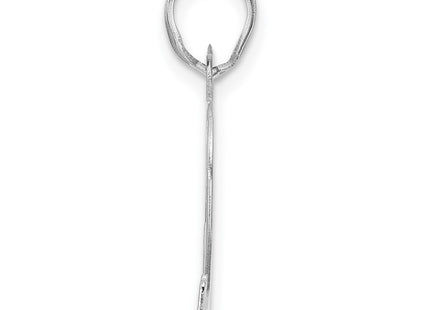 14k White Gold Pendants Style WAEN82 - Classique Jewelry Inc.