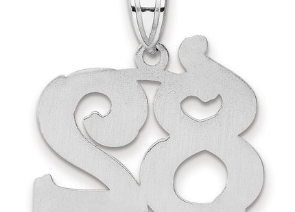 14k White Gold Pendants Style WAEN82 - Classique Jewelry Inc.