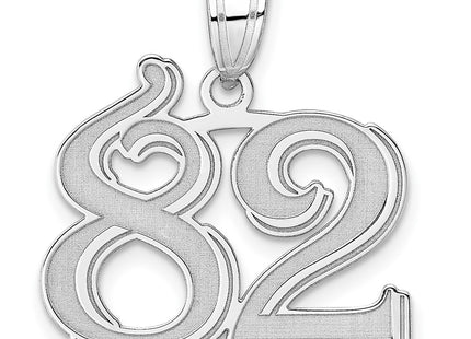 14k White Gold Pendants Style WAEN82 - Classique Jewelry Inc.