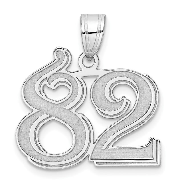 14k White Gold Pendants Style WAEN82 - Classique Jewelry Inc.