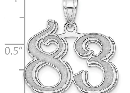 14k White Gold Pendants Style WAEN83 - Classique Jewelry Inc.