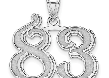 14k White Gold Pendants Style WAEN83 - Classique Jewelry Inc.