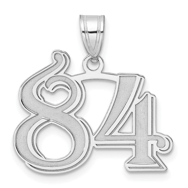 14k White Gold Pendants Style WAEN84 - Classique Jewelry Inc.