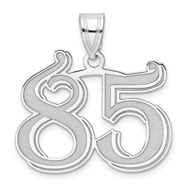 14k White Gold Pendants Style WAEN85 - Classique Jewelry Inc.