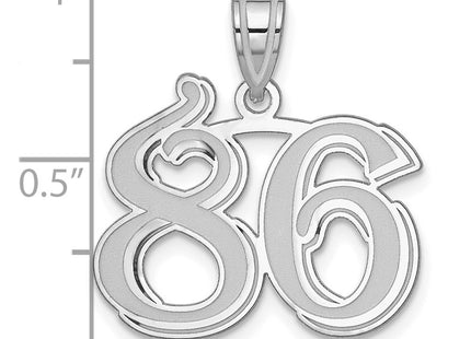 14k White Gold Pendants Style WAEN86 - Classique Jewelry Inc.