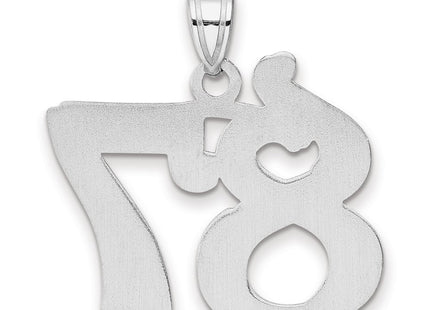 14k White Gold Pendants Style WAEN87 - Classique Jewelry Inc.