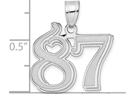 14k White Gold Pendants Style WAEN87 - Classique Jewelry Inc.