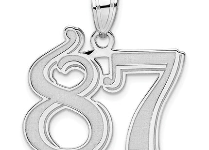 14k White Gold Pendants Style WAEN87 - Classique Jewelry Inc.
