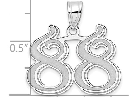 14k White Gold Pendants Style WAEN88 - Classique Jewelry Inc.