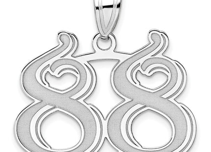 14k White Gold Pendants Style WAEN88 - Classique Jewelry Inc.