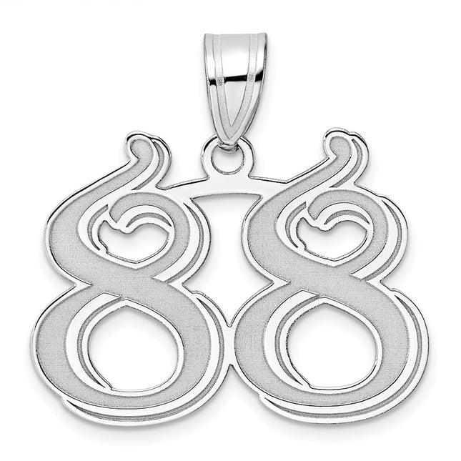 14k White Gold Pendants Style WAEN88 - Classique Jewelry Inc.