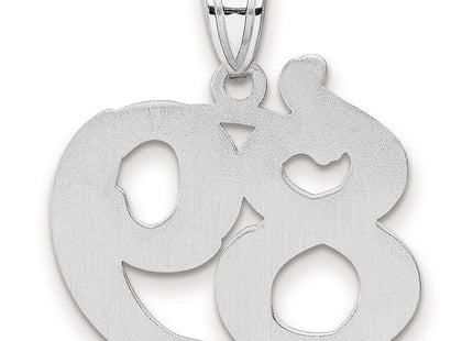 14k White Gold Pendants Style WAEN89 - Classique Jewelry Inc.