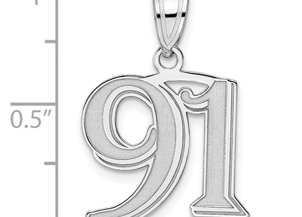 14k White Gold Pendants Style WAEN91 - Classique Jewelry Inc.