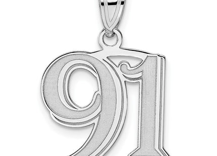 14k White Gold Pendants Style WAEN91 - Classique Jewelry Inc.