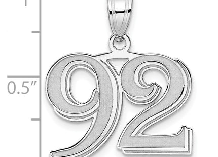 14k White Gold Pendants Style WAEN92 - Classique Jewelry Inc.