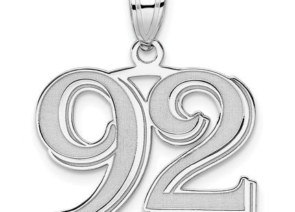 14k White Gold Pendants Style WAEN92 - Classique Jewelry Inc.