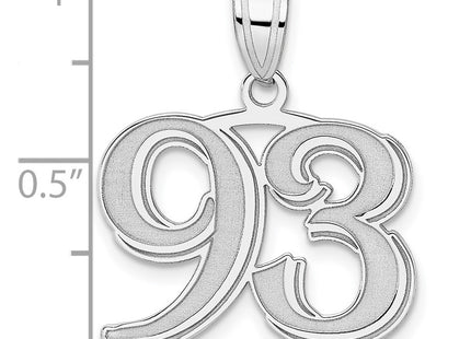 14k White Gold Pendants Style WAEN93 - Classique Jewelry Inc.