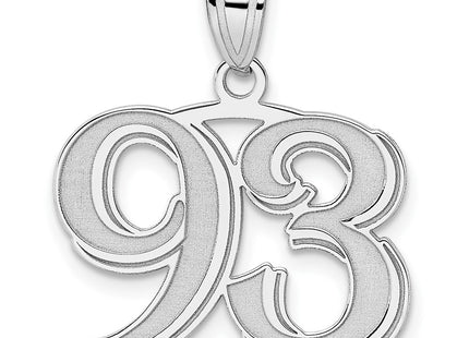 14k White Gold Pendants Style WAEN93 - Classique Jewelry Inc.