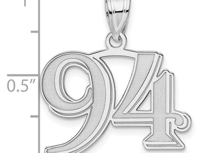 14k White Gold Pendants Style WAEN94 - Classique Jewelry Inc.