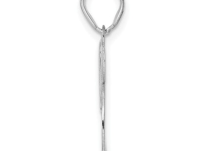 14k White Gold Pendants Style WAEN95 - Classique Jewelry Inc.