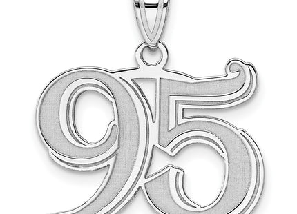 14k White Gold Pendants Style WAEN95 - Classique Jewelry Inc.
