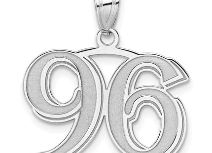 14k White Gold Pendants Style WAEN96 - Classique Jewelry Inc.
