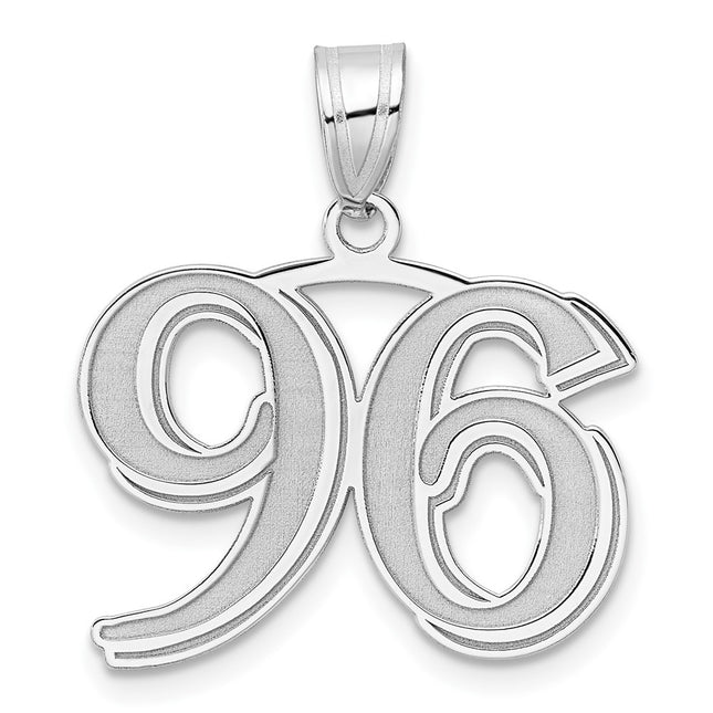 14k White Gold Pendants Style WAEN96 - Classique Jewelry Inc.