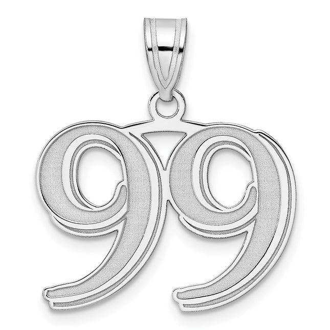 14k White Gold Pendants Style WAEN99 - Classique Jewelry Inc.