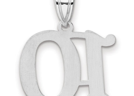 14kw Polished Number 10 Pendant (Style WAPN10)