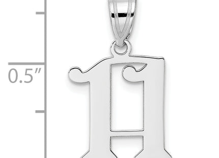 14kw Polished Number 11 Pendant