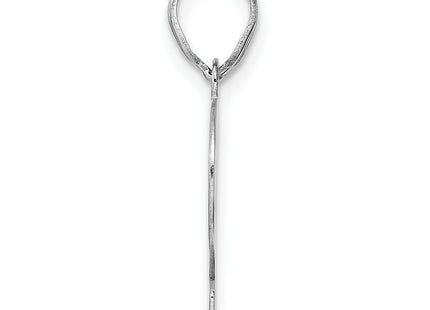 14kw Polished Number 12 Pendant