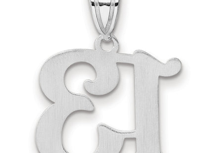 14kw Polished Number 13 Pendant